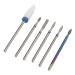 Cuticle Remover Bit Set Cuticle Bit Ceramics Rotate for Salon