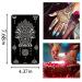 XMASIR 12 Sheets Henna Tattoo Stencils - Glitter Airbrush Temporary Tattoo Stickers - Indian Arabian Self Adhesive Templates - Buy Online on SooperMarket.com