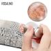 Clear Nail Stamp Heads & Scrapers Set - Soft Silicone DIY Nail Art Kit (Silver) for International Shipping - Buy Online on SooperMarket.com