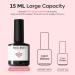 Modelones Jelly Gel Nail Polish 15ML Grey Pink Translucent Sheer Nude Colors Neutral Skin Tone Gel Polish Soak off U V LED Cured at Home Salon DIY French Manicure Nails Art Jelly Grey - Buy Online on SooperMarket.com