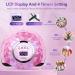 iBigLY 248W UV LED Nail Lamp | Fast Gel Nail Dryer with 60 Lamp Beads | 4 Timers Auto Sensor | Home/Salon Nail Art UV Light Tools - Pink - Buy Online on SooperMarket.com