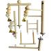 PINVNBY Bird Playground Parrot Play Gym Parakeet Cage Play Stand Wooden Perches Playpen Ladders Conure Chewing Climbing Swing Toy Birdcage Accessories for Small Cockatoo Cockatiel Lovebirds Budgie - Buy Online on SooperMarket.com
