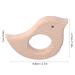 Beech Wooden Bird Teething Toys Set for Natural Pain Relief - 5 Pcs DIY Baby Teether Handiwork Accessory - Buy Online on SooperMarket.com
