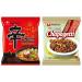 Nongshim Shin Ramyun Chapagetti Chajang Instant Ramen Noodle Soup 2 Flavours Assorted Bundle (Pack of 40) by CNMART