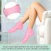 Nizirioo 3 Pack Moisturizing Socks - Gel Silicone Softening Socks for Dry Cracked Feet Care | Ideal for Women | Pink White & Skin Tones - Buy Online on SooperMarket.com