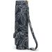 ELENTURE Yoga Mat Bag - Navy Blue Leaf | Full-Zip Carrier for 1/4 1/3 Thick Mats | Gym Bag with Pockets and Adjustable Strap - Buy Online on SooperMarket.com
