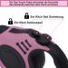 5m Retractable Dog Leash - Perfect for Small Medium & Large Dogs | Pink Color - Durable & Stylish - Buy Online on SooperMarket.com