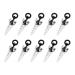 50 pieces of fishing baits screws replacement bait screws pop up peg bait screw fishing accessories for d rigs chod rigs blow back rigs 15mm/ 0.59in