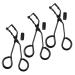 3 Sets Silicone Eyelash Curler Eyelash Clamp Makeup Supplies Fake Eyelash Supply Eyelash Clip Makeup Tool Cosmetic Tool Lash Curling Clips Curling Tools Eyelash Tool