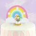 Airfish Rainbow Cake Topper Rainbow Cake Decoration for Happy Birthday Rainbow Theme Cake Supplies for Boys and Girls Party Anniversary Wedding Kids - Buy Online on SooperMarket.com
