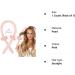 Heatless Curling Rod Headband - No Heat Wave Hair Curlers for Long & Medium Hair - Pink - Buy Online on SooperMarket.com
