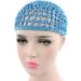 Handmade Women's Mesh Crochet Hair Net in Black - Sleep Cap Head Scarf Bonnet Snood Cover - Buy Online on SooperMarket.com