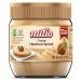 NUTIO Creamy Hazelnut Spread 14oz, smooth and naturally delicious, 92% more hazelnut, 37% less added sugar,palm oil free snack, peanut free,cocoa free, gluten free, non-gmo, eco-friendly healthy glass jar, best choice for pancakes and waffles 14oz - 1 Pac