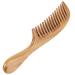 OneDor Handmade 100% Natural Green Sandalwood Wide Tooth Hair Comb - Anti-Static Wooden Detangler with Sandalwood Scent - Buy Online on SooperMarket.com