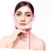 CANIGHT 1pc Inflatable Face Strap Face Strap Double Chin Face Lifting Strap Thin Face Strap Fabric Pink - Buy Online on SooperMarket.com