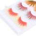 5 Pairs Colorful Eyelashes for Halloween Christmas Stage Show 6D Gradient Long Curled Soft Colored False Eye Lashes Party Fake Eyelashes Makeup Tools - Buy Online on SooperMarket.com