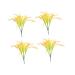 MAGICLULU 4pcs 7 Simulated Rice Bouquet of Flowers Artificial Vase Decor Wheat Sheaves for Decorating Natural Dried Flowers Dried Wheat Stalks Greenery Decor Straw Paddy Plastic