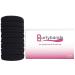 Burly Bands Large Hair Ties for Thick & Curly Hair | No-Slide Seamless Ponytail Holders (8 Pack - Black) | Damage-Free Scrunchies for Sports - Buy Online on SooperMarket.com