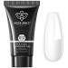 MODELONES Poly Nail Gel Builder 50ML 1.76oz Clear Color Nail Extension Gel Enhancement Nail Thickening Acrylic Extension Trial Professional Technician Tool A1-Clear
