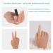 YEEFAIRY Silicone Practice Hand for Acrylic Nails | 528pcs Nail Tips | Soft Realistic Mannequin Hand for Nail Art Practice | Flexible Bendable Fake Hand for Tattoo & Jewelry Display (Bronze, Left) - Buy Online on SooperMarket.com
