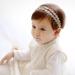 COUXILY Baby Girls Lace Flower Headband - 4 Pack Faux Leather Elastic Hairbands for Newborns & Toddlers - Perfect for Everyday & Special Occasions - Buy Online on SooperMarket.com