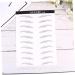 Baluue 2 Pairs Artificial Eyebrow Patch Dual-ended Eyebrow Pencil Simulation Eyebrow Clear Brow Gel Tear - Buy Online on SooperMarket.com