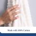 2-Pack Classic Cotton Washcloth Towel Set - Ultra Soft & Absorbent - Grey - Buy Online on SooperMarket.com