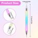 Bewudy 3 Pcs Nail Rhinestone Picker Dotting Pen Set - Dual-Ended Wax Pencil Tool for Nail Art DIY Decoration (White Pink Purple) - Buy Online on SooperMarket.com