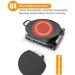 34cm Grill Pan Korean Round Non-Stick Barbecue Camping Pan Travel Outdoor Frying Barbecue Accessories L5I5 BBQ - Buy Online on SooperMarket.com