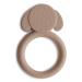 Mushie Silicone Dog Brown Baby Teether Toy - BPA-Free Teething Relief - Buy Online on SooperMarket.com