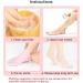 Buy Jawseu Silicone Socks - 3 Pairs Moisturizing & Slipproof for Heel Pain Relief - XL Size for Dry Cracked Heels | International Shipping Available - Buy Online on SooperMarket.com