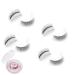 Glazy Boo False Eyelashes Glazy Boo False Eyelashes No Glue Glazy Boo Eye Lashes Reusable Adhesive Eyelashes Reusable Self Adhesive Eyelashes Natural Look Natural 4pcs