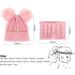 CheChury Toddler Hat and Scarf Set - Baby Knit Pom Beanie Cap with Circle Loop Scarf - Pink (1-3 Years) - Buy Online on SooperMarket.com