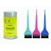 Colortrak Hair Color Remover Wipes (100 Wipes) and 3 Piece Wide Hair Color Brush Set - Precise Hair Dye and Bleach Application & Moist, Non-Irritating Towelettes Formulated with Aloe