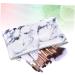 Baluue 12pcs Powder Marble Bristles Nylon Kit Brush Handle Makeup Cosmetics Synthetic - Buy Online on SooperMarket.com