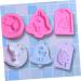 HAPINARY DIY Reindeer Candy Mold Chocolate Candy Molds Xmas Candy Cakesicles Mold Candles for Cake Christmas Candle Moulds Christmas Chocolate Molds Chocolate Silicone Molds 3D Gift Soap Violet 9.00X9.00X2.70CM - Buy Online on SooperMarket.com