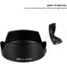 Canon RF 50mm f/1.8 STM Tulip Lens Hood | Reversible Shade for EOS R6 R5 RP R Camera | ES-65B Replacement | 43mm Filter & Cap Compatible - Buy Online on SooperMarket.com