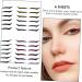 BELLIFFY 6pcs Eyeliner Eyelash Tape Double Eyelid Stickers Adhesive Eye Line Strip Double Eyelid Tape Plastic - Buy Online on SooperMarket.com
