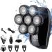 GeRRiT Electric Razor for Men's 7 Cutter Head Electric Shaver 7D Razor for Men Head Shavers for Bald Shaver Multifunctional Grooming Kit Waterproof Cordless