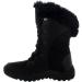 Polar Women's Quilted Faux Fur Cuff Winter Boots - Black | Duck Rubber Sole | Snow & Rain Outdoor Boot - Buy Online on SooperMarket.com