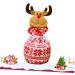 KOMBIUDA 1pc Bags Candy Christmas Hanging Adorable Ornament Knitted Kids Portable Storage Bag Elk - Buy Online on SooperMarket.com