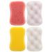 4pcs bath sponge exfoliating mesh pouf ball back exfoliator Shower Loofahs Sponge shower sponge for kids brush cleaner tool loofah sponge ball shower puff ball tub Miss Body