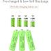 1.2V 400mAh NiMH Rechargeable Batteries - 12 Pack Button Top for DIY LED Solar Lights | International Shipping Available - Buy Online on SooperMarket.com