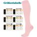 Blongw Compression Stockings for Men - 6 Pairs Knee Support Socks for Sports Travel & Running | A3-Assorted 01 L-XL - Buy Online on SooperMarket.com
