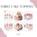 SugArt Edible Makeup Cake Toppers - Set of 6 | Perfume Lipstick Handbag & More | Handmade Cake Decorations for Birthdays & Beauty-Themed Cakes | Perfect on Fondant and Icing Cakes | Made of Sugar - Buy Online on SooperMarket.com