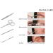 Professional 12-Piece Manicure & Pedicure Set | Stainless Steel Nail Clipper Kit | Travel Grooming Tools - Black - Buy Online on SooperMarket.com