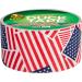 Duck Brand 283046_C Duck Printed Duct Tape  6-Roll  US Flag  6 Rolls US Flag 6-Roll - Buy Online on SooperMarket.com