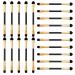 Baluue 20pcs Double Ended Eyeshadow Brush Eyeshadow Brush for Women Precision Eyeshadow Brush Eye Brush Makeup Brush Eye Makeup Kit Make up Eyeshadow Brush Makeup Eyeshadow Brush