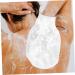 FRCOLOR 6 Pcs Exfoliating Bath Gloves & Mitts - Reusable Mud Cleaning Shower Supplies for Girls | White | 24x15cm - Buy Online on SooperMarket.com