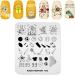 Nail Stamping Plate Fashion Sport Football Soccer Baseball Hockey Theme Multi-Pattern Stamp Print Image Stamp Template Nail Art for Nail Design 5# - Buy Online on SooperMarket.com